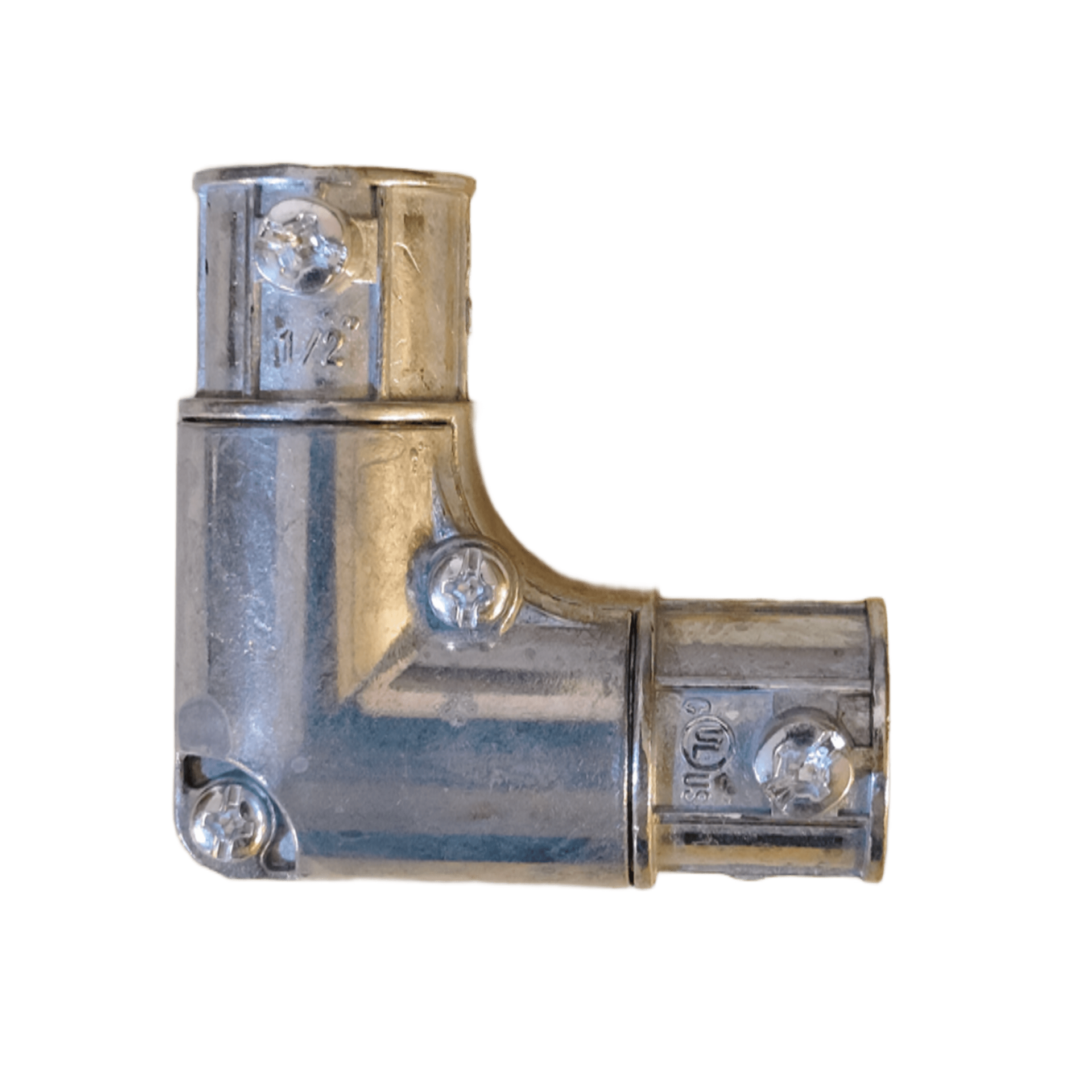 EMT 90° VİDALI,KAPAKLI, İÇ BÜKEY KISA DİRSEK