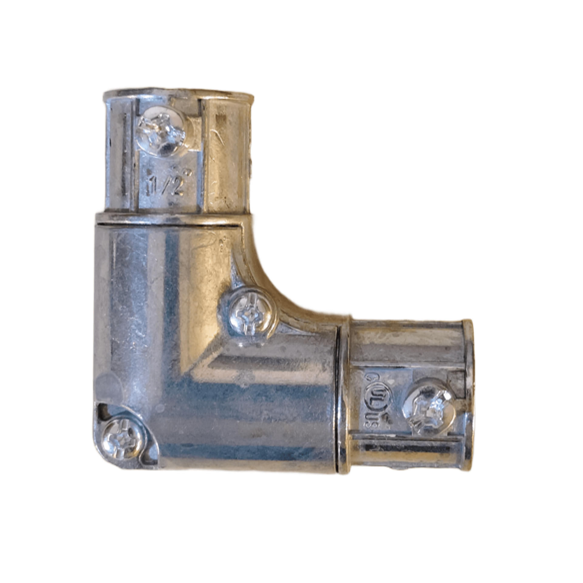 EMT 90° VİDALI,KAPAKLI, İÇ BÜKEY KISA DİRSEK