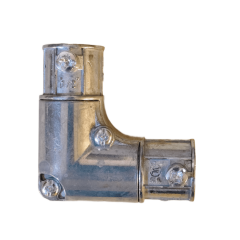 EMT 90° VİDALI,KAPAKLI, İÇ BÜKEY KISA DİRSEK 1/2'' (18mm)