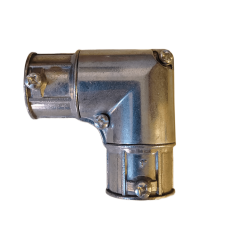 EMT 90° VİDALI,KAPAKLI, İÇ BÜKEY KISA DİRSEK 1'' (29,54mm)